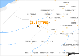 map of Zelënyy Pod