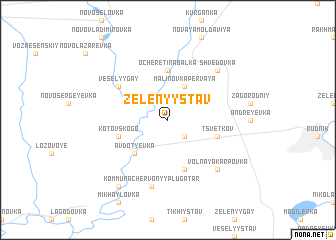 map of Zelënyy Stav
