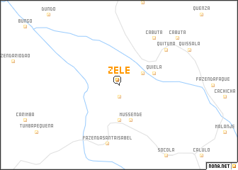 map of Zele