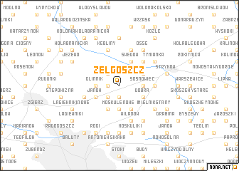 map of Zelgoszcz