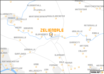 map of Zelienople