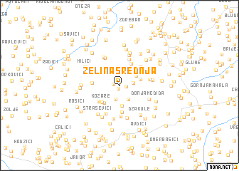 map of Zelina Srednja