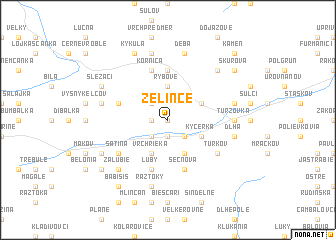 map of Zelince