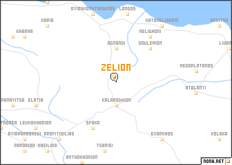 map of Zélion