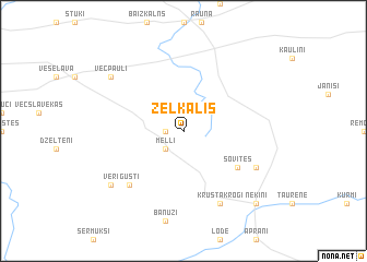 map of Zelkalis