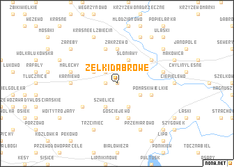 map of Zelki Dąbrowe