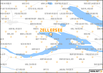 map of Zeller See