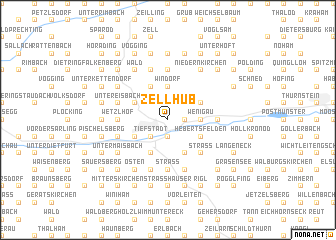 map of Zellhub