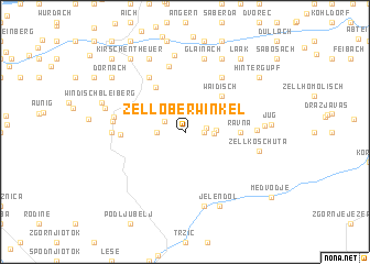 map of Zell-Oberwinkel