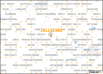 map of Zellschen