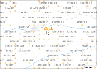 map of Zell