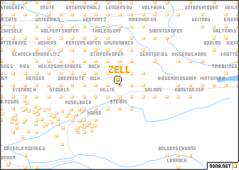 map of Zell