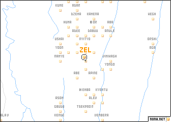 map of Zel