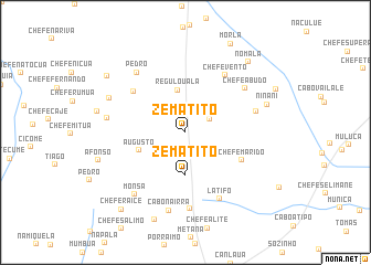 map of Zé Matito
