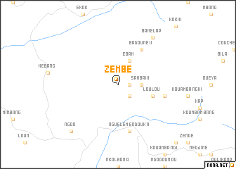 map of Zembé