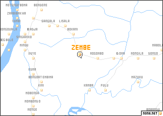 map of Zembe