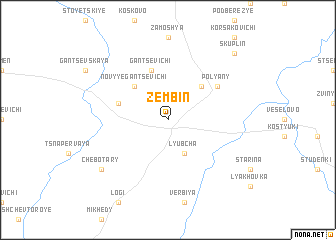 map of Zembin