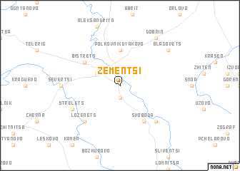 map of Zementsi