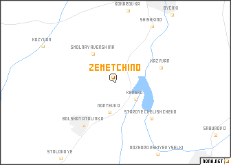 map of Zemetchino