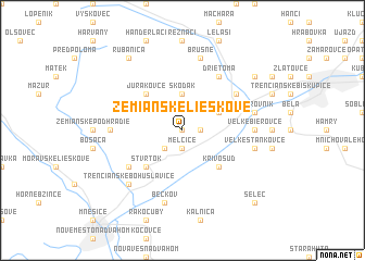 map of Zemianske Lieskové