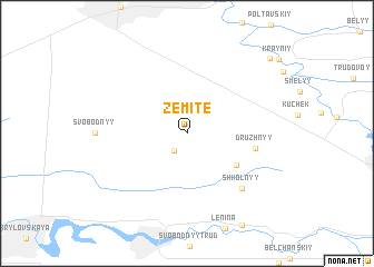 map of Zemite