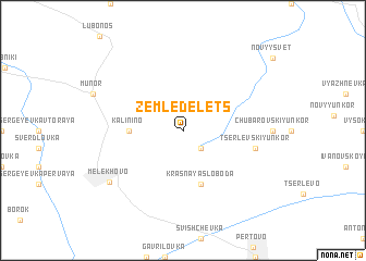 map of Zemledelets