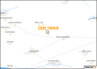 map of Zemlyanka