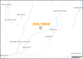 map of Zemlyanka