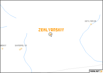 map of Zemlyanskiy