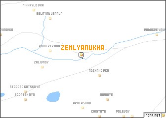 map of Zemlyanukha