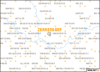 map of Zemmendorf