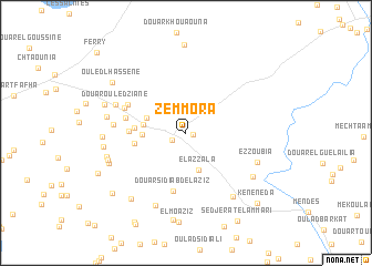 map of Zemmora