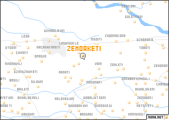 map of Zemo-Aketi