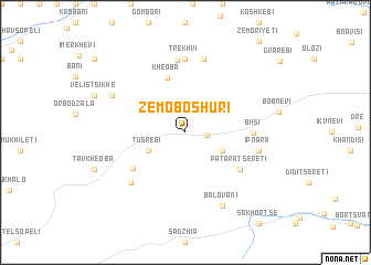 map of Zemo-Boshuri