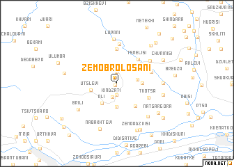 map of Zemo-Brolosani