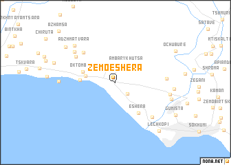 map of Zemo Eshera