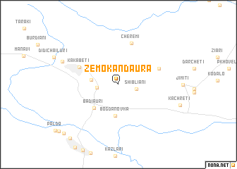 map of Zemo-Kandaura