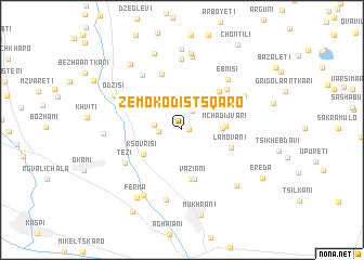 map of Zemo Kodistsqaro