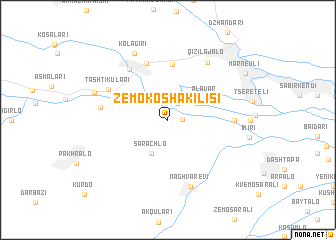 map of Zemo-Koshakilisi