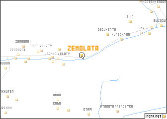 map of Zemo-Lata