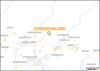 map of Zemo-Mskhalgori