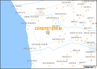 map of Zemo Natanebi