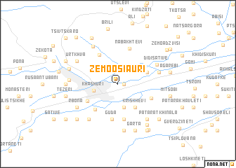 map of Zemo Osiauri