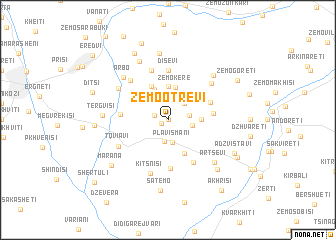 map of Zemo-Otrevi