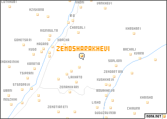 map of Zemo Sharakhevi