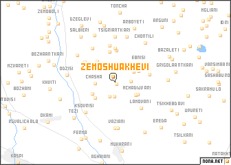 map of Zemo-Shuakhevi
