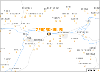 map of Zemo Skhvilisi