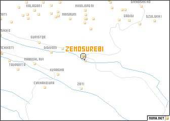 map of Zemo Surebi