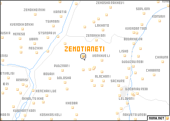 map of Zemo-Tianeti