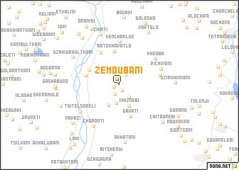 map of Zemo Ubani